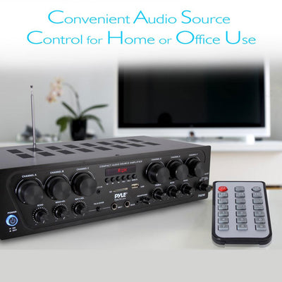 Pyle Bluetooth Home Audio 750 Watt 6 Channel Amplifier Stereo Receiver(Open Box) - VMInnovations