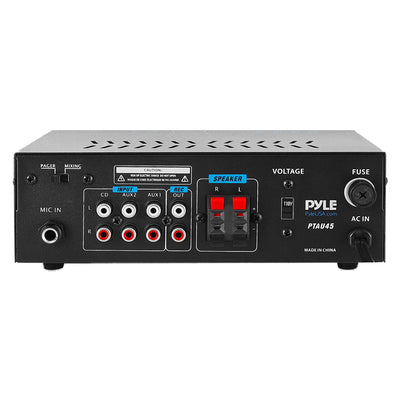Pyle PTAU45 Bluetooth Home Audio 2 x 120 Watt 2 Channel Power Amplifier Receiver