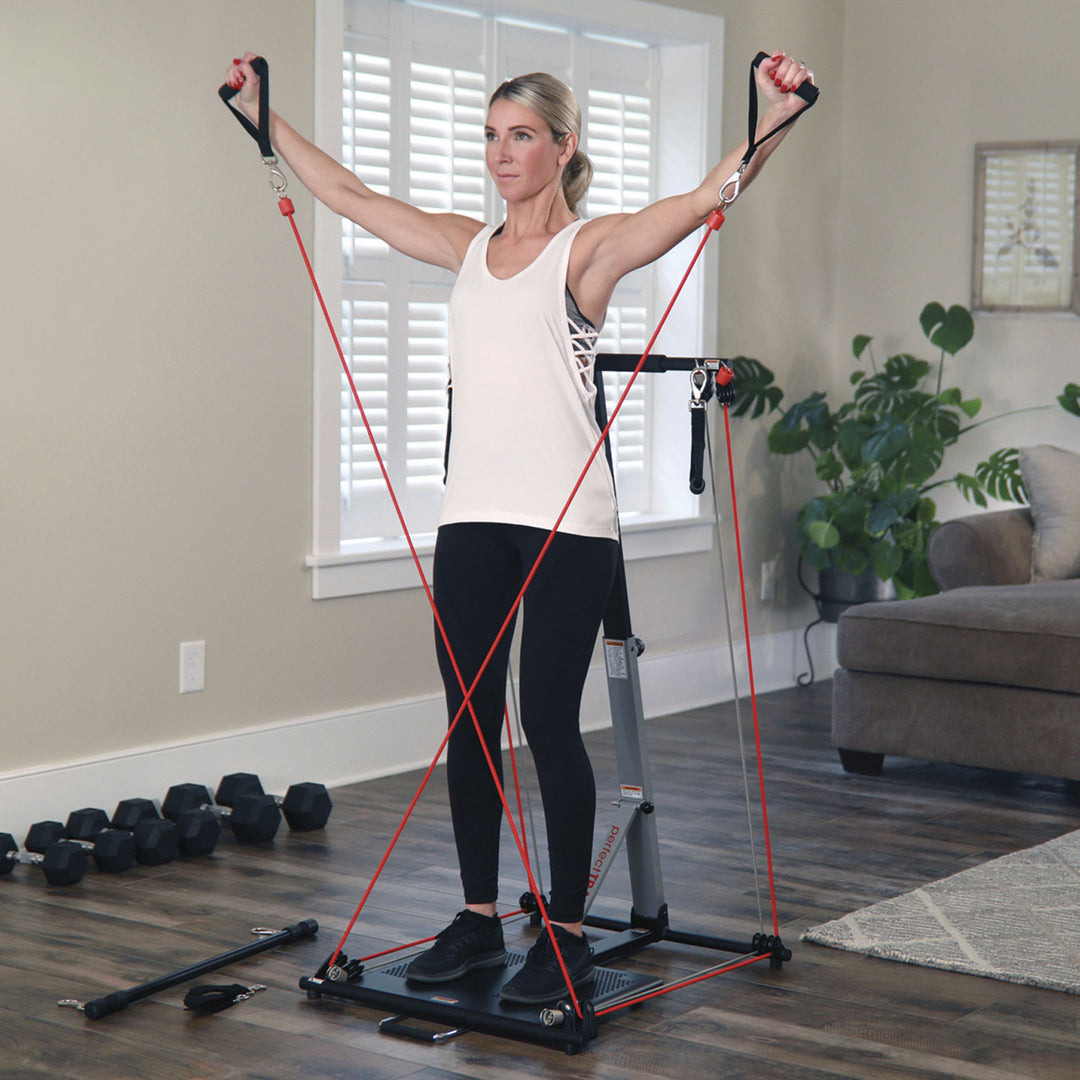 PerfectTrainer by Tony Little Home Gym Resistance Exercise Fitness Machine - VMInnovations