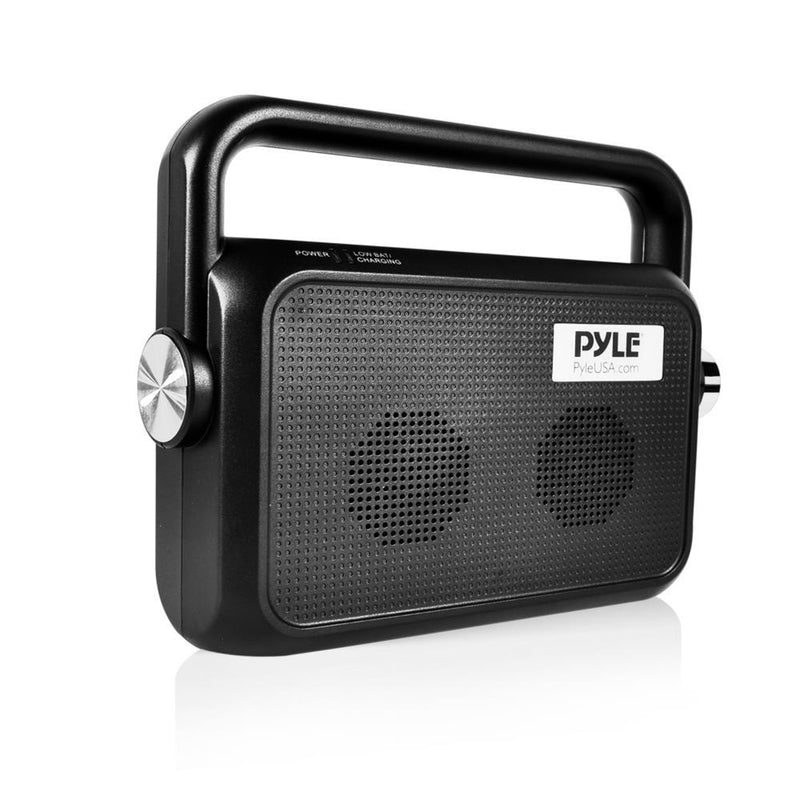 Pyle PTVSP18BK Wireless Portable Bedside TV Radio Speaker for Quiet Listening