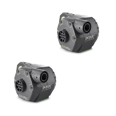 Intex 120 V Quick Fill Cordless Rechargeable Inflatable Air Bed Pump (2 Pack) - VMInnovations