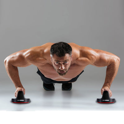 Holahatha Exercise Fitness Non Slip Rotating Push Up Handles (Open Box)