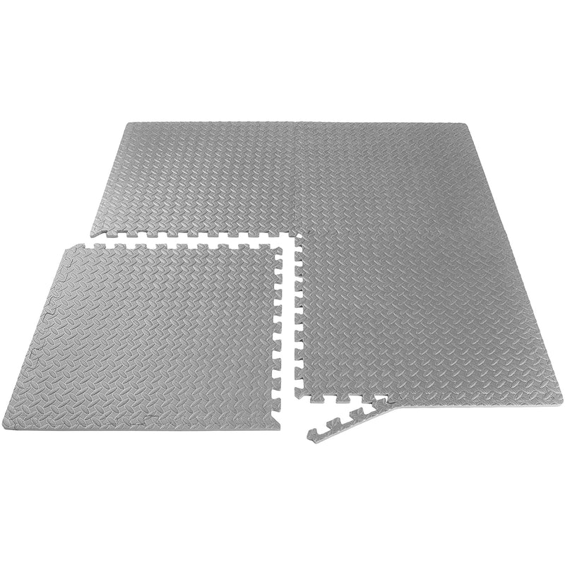 HolaHatha EVA Foam Puzzle Exercise Gym Floor Mat Interlocking Tiles (Open Box)