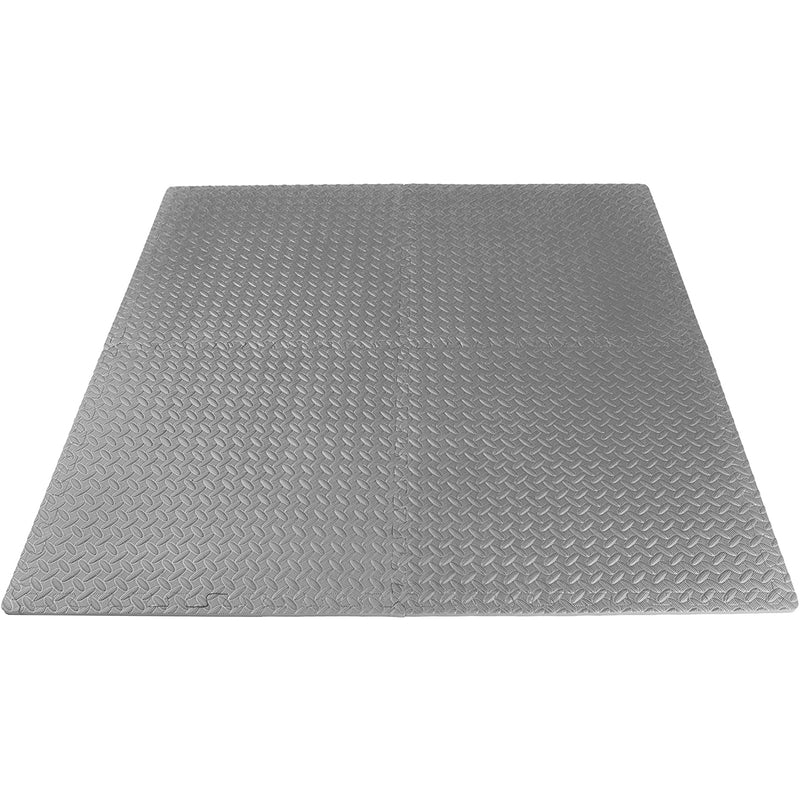 HolaHatha EVA Foam Puzzle Exercise Gym Floor Mat Interlocking Tiles (Open Box)
