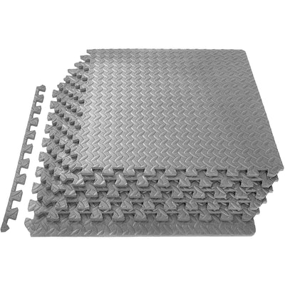 HolaHatha EVA Foam Puzzle Exercise Gym Floor Mat Interlocking Tiles (Open Box)