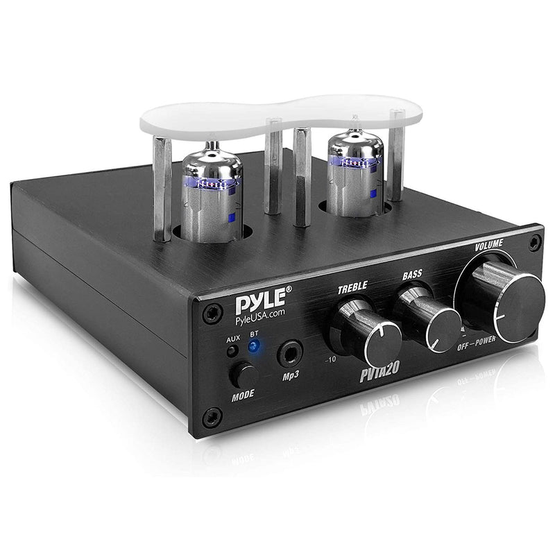 Pyle 600W Wireless Bluetooth 2 Vacuum Tube Amplifier Stereo Receiver (For Parts)