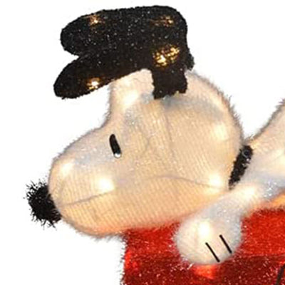ProductWorks 36" Snoopy on Mailbox Prelit Christmas Yard Decoration (For Parts)