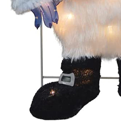 ProductWorks Rudolph 24in Snowman Santa Pre Lit Christmas Yard Decoration (Used) - VMInnovations