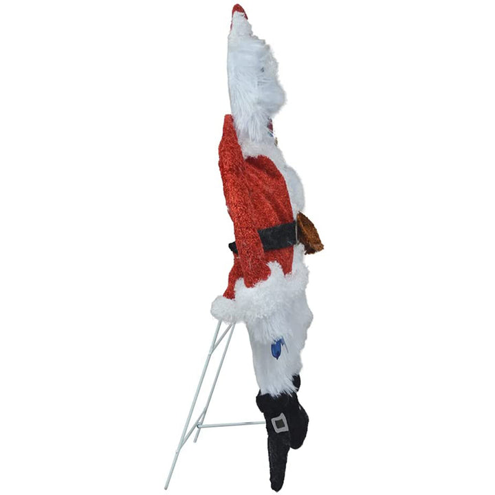 ProductWorks 24 Inch Santa Bumble Pre-Lit Christmas Yard Ornament Holiday Decor