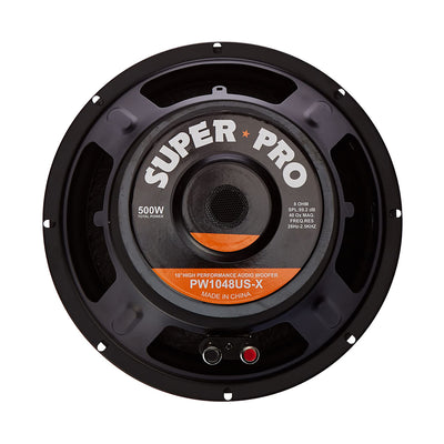 Pyramid PW1048USX 10 Inch 500 Watt 8 Ohm High Performance Car Audio Subwoofer