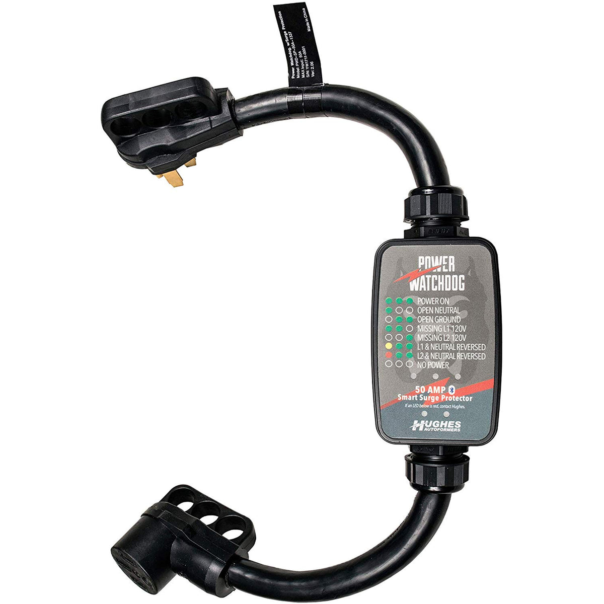 Hughes Autoformer Power Watch Dog RV Bluetooth 50 Amp Surge Protector(For Parts)