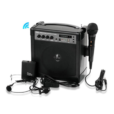 Pyle Bluetooth Karaoke PA Speaker Amplifier and Microphone System (For Parts)