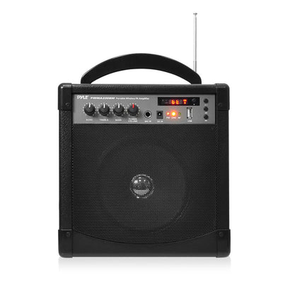 Pyle Bluetooth Portable Karaoke Loud PA Speaker Amplifier w/ Microphone (4 Pack)