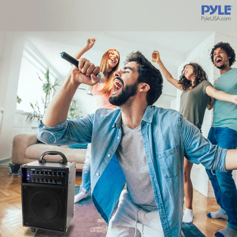 Pyle PWMA230BT 700 Watt Wireless Portable Bluetooth PA Speaker System (2 Pack)