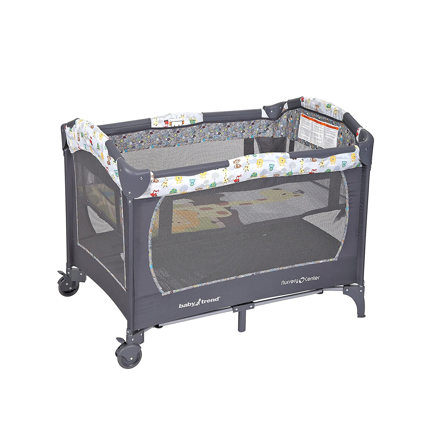 Baby Trend Nursery Center with Removeable Full Bassinet and Wheels, Tanzania