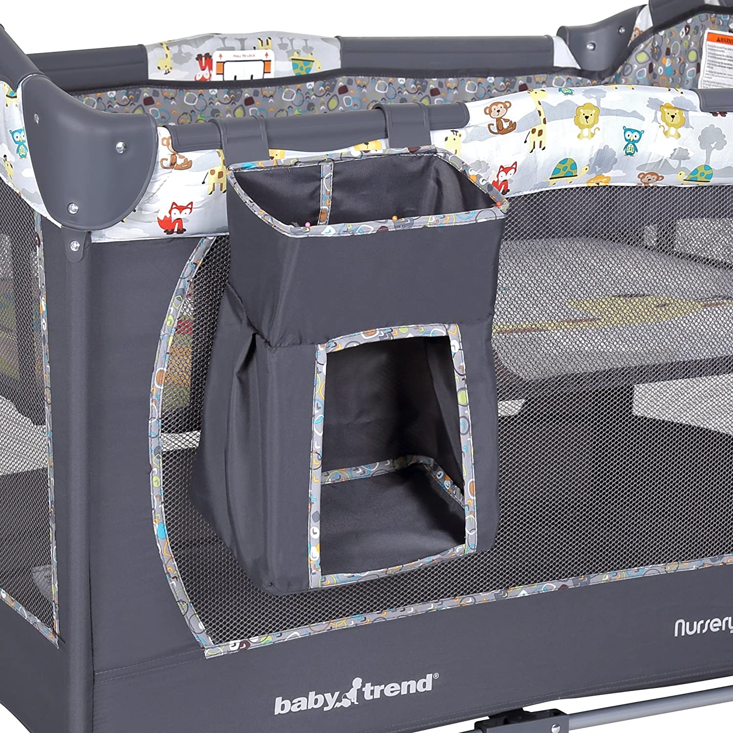 Baby Trend Nursery Center with Removeable Full Bassinet and Wheels, Tanzania