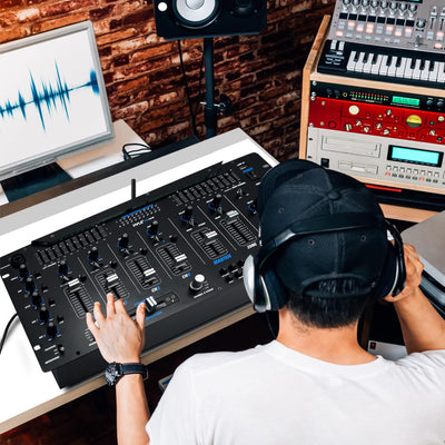 Pyle PYD1964B.5 6 Channel Bluetooth DJ Studio Sound Board Mixer System (Used) - VMInnovations