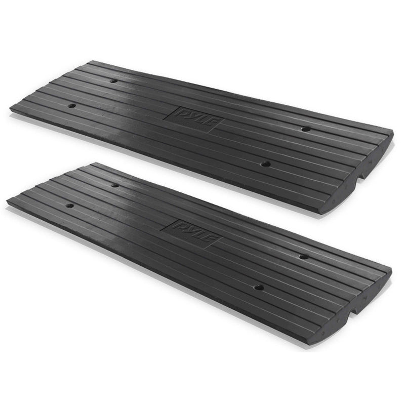 Pyle Car/Truck Curbside Driveway Ramp Threshold Bridge Track (2pk) (Open Box)