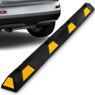 Pyle 72" Vehicle Driveway Parking Spot Wheel Stop Tire Block (Open Box) - VMInnovations