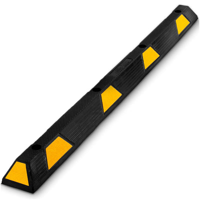 Pyle PCRSTP14 72" Car/Truck Vehicle Driveway Parking Wheel Stop Block (2 Pack)