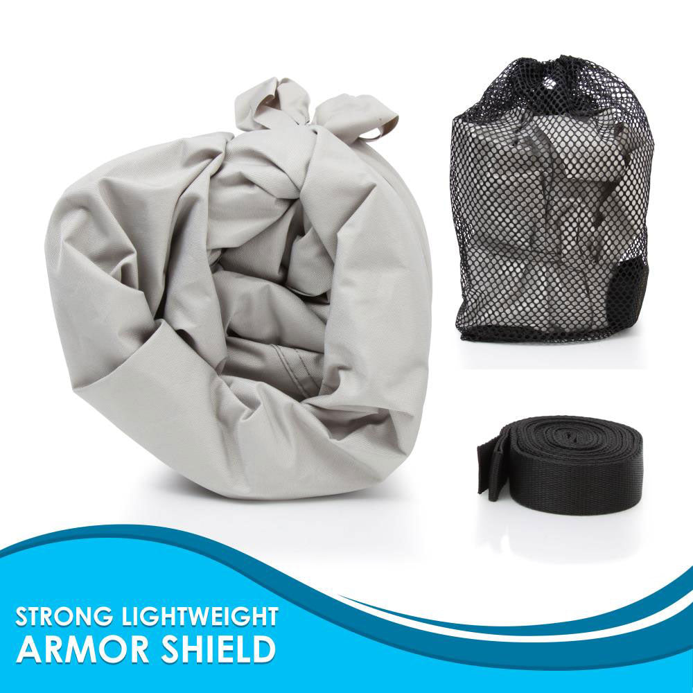 Pyle Armor Universal 118 to 126 Inch Jetski Trailer/Storage Cover (Open Box)