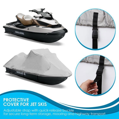 Pyle Armor Shield Universal 118 to 126 Inch Jetski Trailer/Storage Cover (Used)