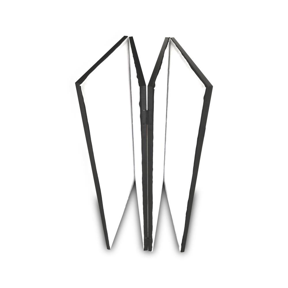 Pyle 24.2 x 48 x 46 Inch DJ Booth Stand Cover Screen Scrim Panel Facade (4 Pack)