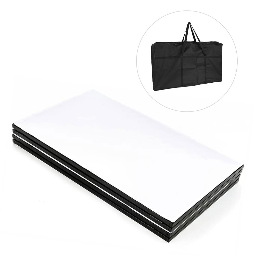 Pyle 24.2 x 48 x 46 Inch DJ Booth Stand Cover Screen Scrim Panel Facade (2 Pack)