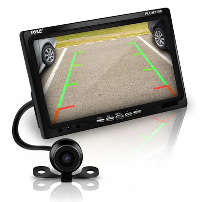 Pyle PLCM7700 Rearview Car Backup Camera and Monitor Reverse Assist Kit (4 Pack) - VMInnovations