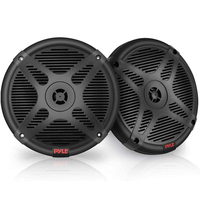 Pyle PLMRBT65B Waterproof 6.5 Inch 600 Watt Bluetooth Marine Speakers (4 Pairs)