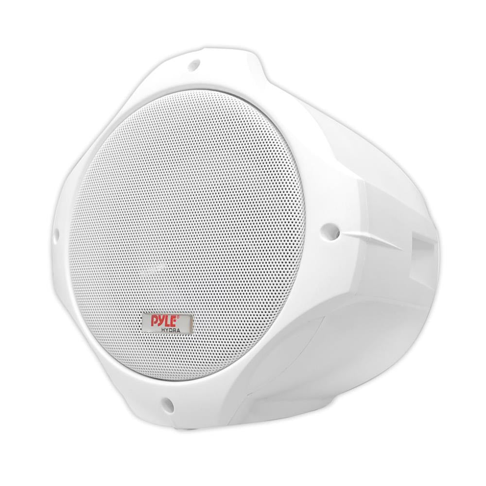 Pyle 200 Watt Dual Tower Marine Wakeboard Speakers, White (Pair) (Open Box)