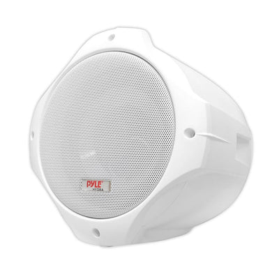 Pyle 200 Watt Dual Tower Marine Wakeboard Speakers, White (Pair) (Open Box)