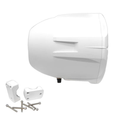 Pyle 200 Watt Dual Tower Marine Wakeboard Speakers, White (Pair) (Open Box)
