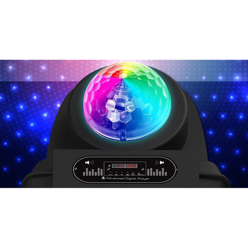 Pyle Portable 700W Wireless Speaker DJ Karaoke Machine Fun LED Lights (Open Box)