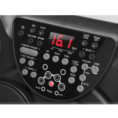 Pyle Pro Electronic Drum Set Tabletop 7 Pad Digital Musical Drum Kit (Open Box)