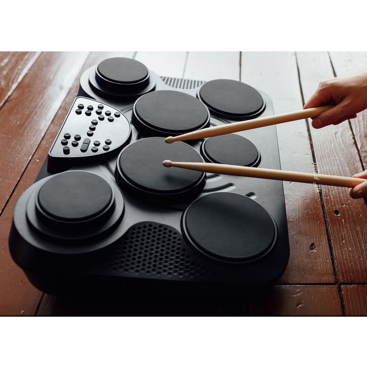 Pyle Pro Electronic Drum Set Portable Tabletop 7 Pad Digital Musical Drum Kit - VMInnovations