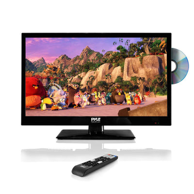 Pyle 23.6 Inch Widescreen 1080p LED HD TV Television w/ CD/DVD Player (2 Pack)