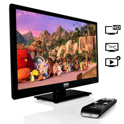 Pyle 23.6 Inch Widescreen 1080p LED HD TV Television w/ CD/DVD Player (2 Pack)