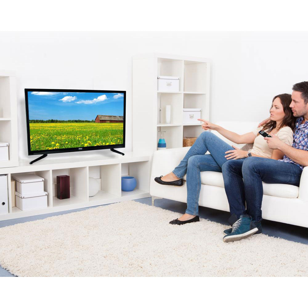 Pyle 40 Inch Widescreen 1080p LED HD TV Television w/ CD/DVD Player (For Parts)