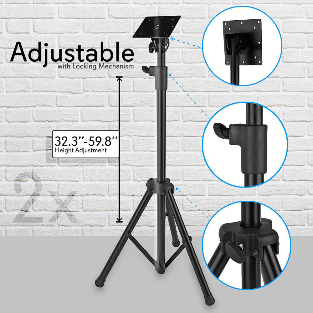 Pyle Tripod Flat Panel TV Mount Stand for 32 Inch Televisions (2pk) (Open Box) - VMInnovations