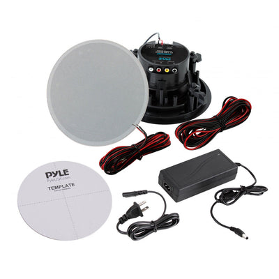 Pyle Dual 6.5" 300W In Wall/Ceiling Bluetooth Home Audio Speaker Kit (For Parts)