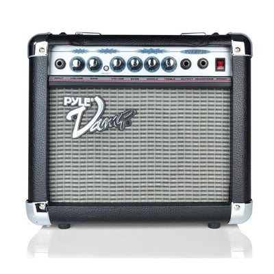 Pyle PVAMP30 Pro Vamp-Series 30-Watt Amplifier w/ 3-Band EQ and Overdrive, Black