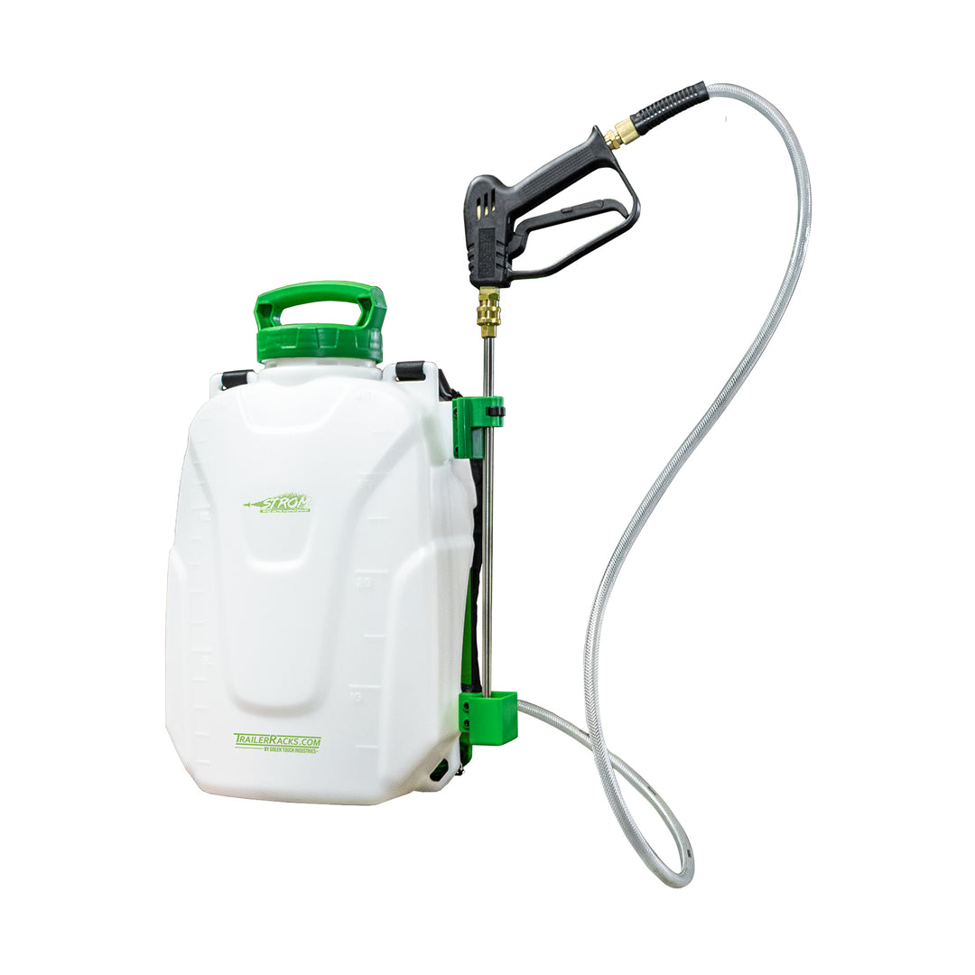 Green Touch Industries QA101 Strom 18 Volt Electric Backpack Yard Sprayer, 4 Gal