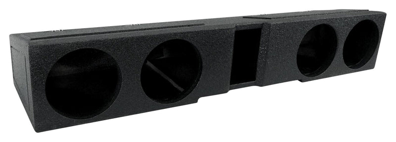 QPower 8 Inch Quad Port Subwoofer Box for Ford F150 and F250/350 (Open Box)