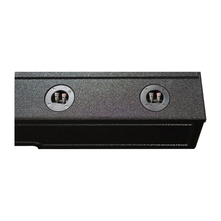 QPower QBGMCFF07208 8 Inch Dual Port Subwoofer Box for GMC and Chevy Crew Cab