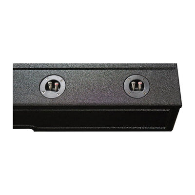 QPower 8 Inch Dual Port Subwoofer Box for GMC and Chevy Crew Cab (Used)
