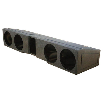 QPower 8 Inch Quad Port Subwoofer Box for GMC and Chevy Crew Cab (Open Box) - VMInnovations