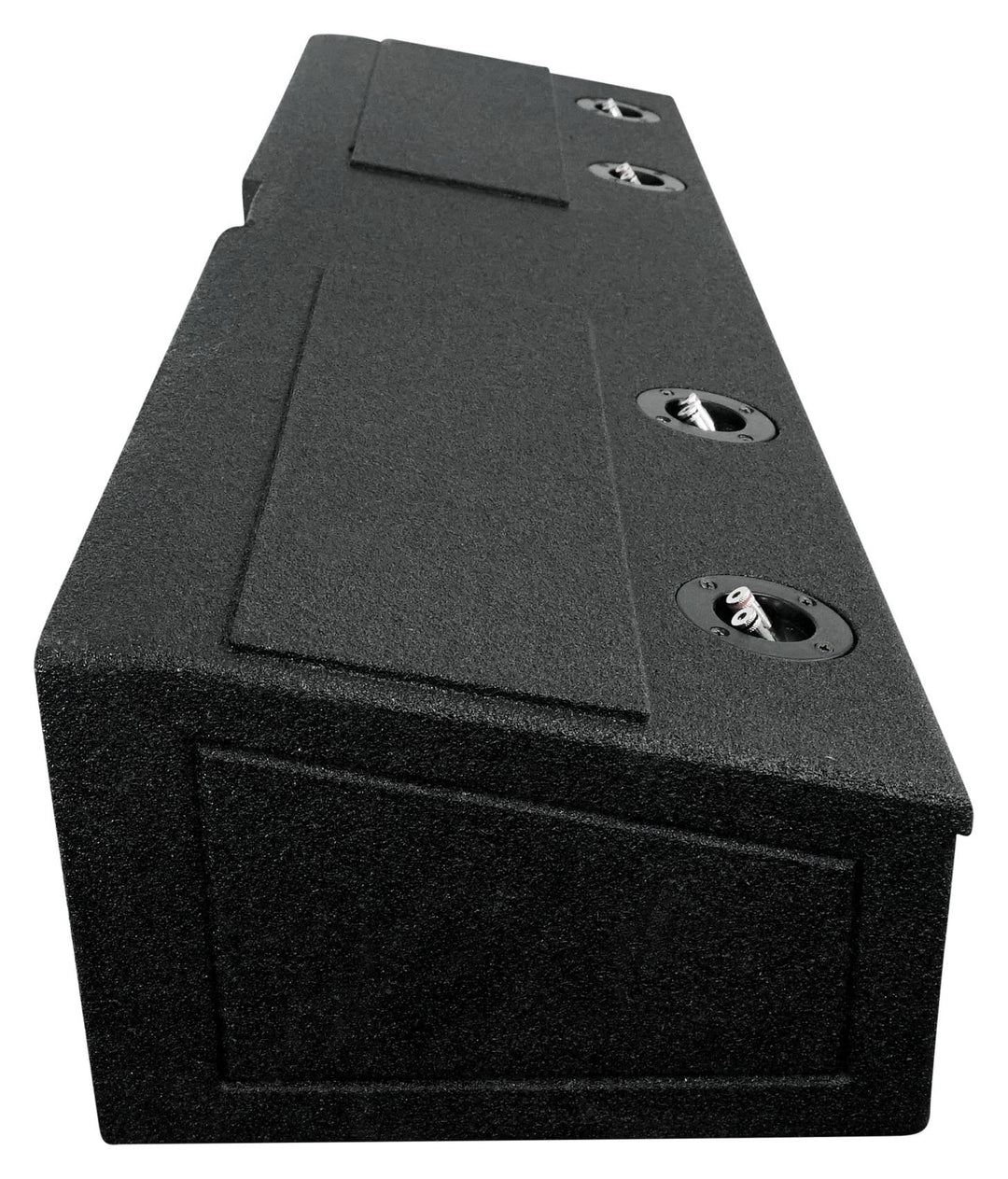 QPower QBGMCFF0740 8 Inch Quad Port Subwoofer Box for GMC and Chevy Crew Cab