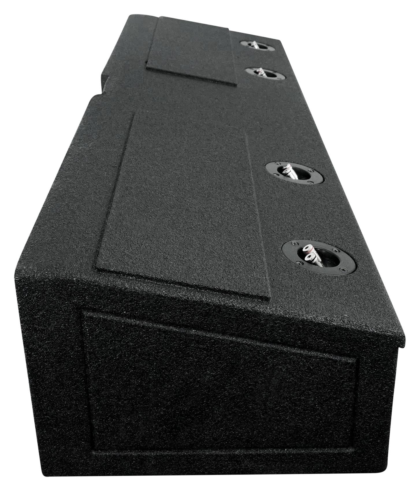 QPower 8 Inch Quad Port Subwoofer Box for GMC and Chevy Crew Cab (Open Box) - VMInnovations