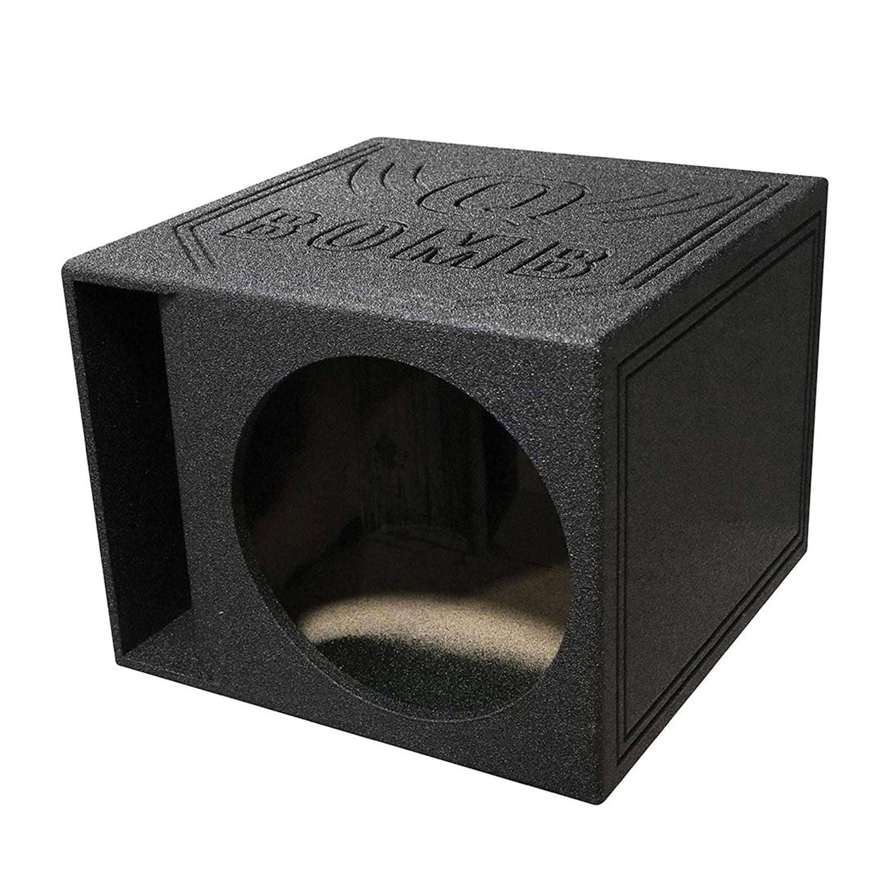 QPower QBOMB15HP Single 15" Vented Side Ported Speaker Enclosure Box (Open Box)